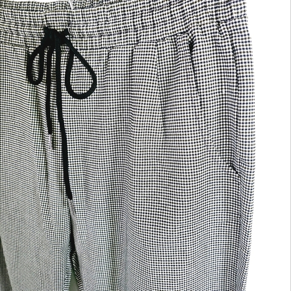 NWT Shinestar Houndstooth Elastic Waist Pull On Women's Dress Pants Size M - Picture 4 of 9